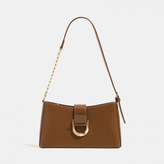 2025 simple versatile ladies bag high-end fashion underarm bag French niche brand light luxury baguette bag